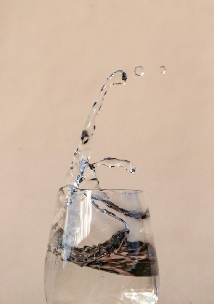 eau Saint Antonin avis verre rempli