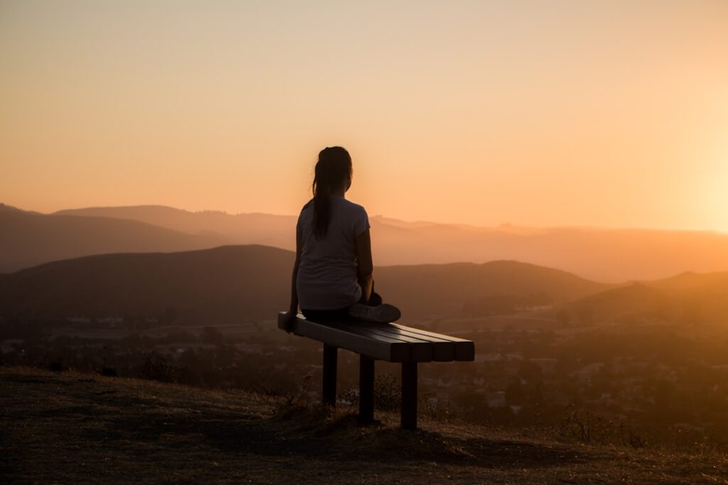 Femme lors d'une séance de relaxation et de sophrologie